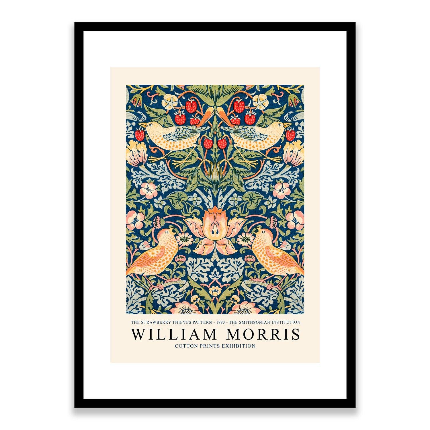 William Morris The Strawberry Thieves Pattern 1883&nbsp; Framed Print