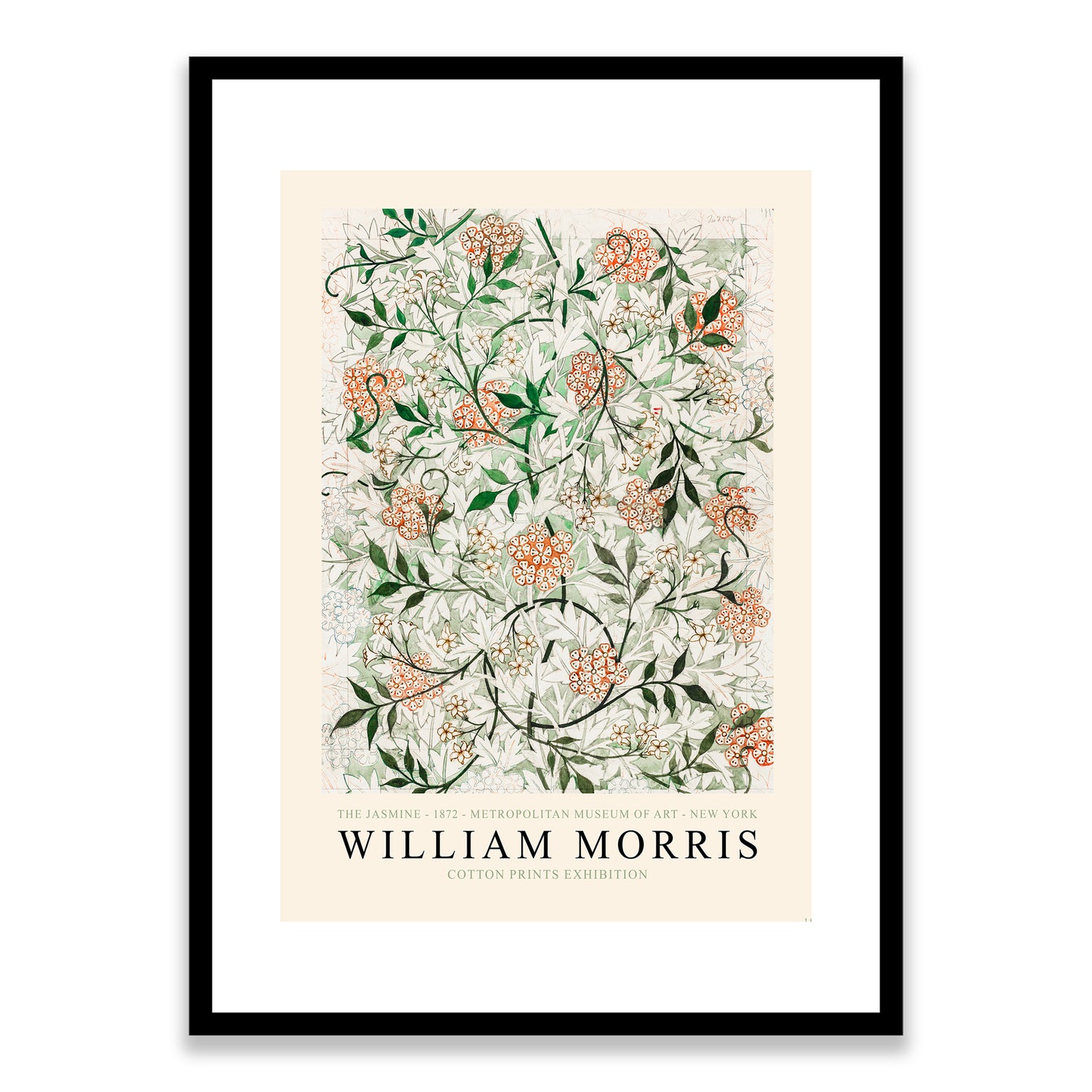 William Morris The Jasmine 1872 Framed Print