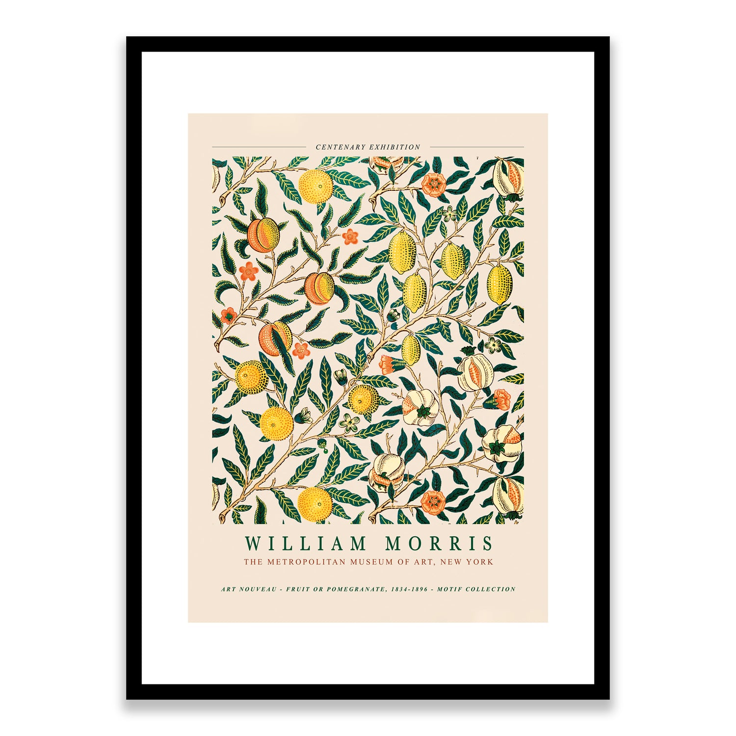 William Morris Lemons Framed Print