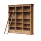 XL LIBRARY BOOKCASE W / ADJUSTABLE SHELVES - OAK