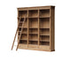 XL LIBRARY BOOKCASE W / ADJUSTABLE SHELVES - OAK