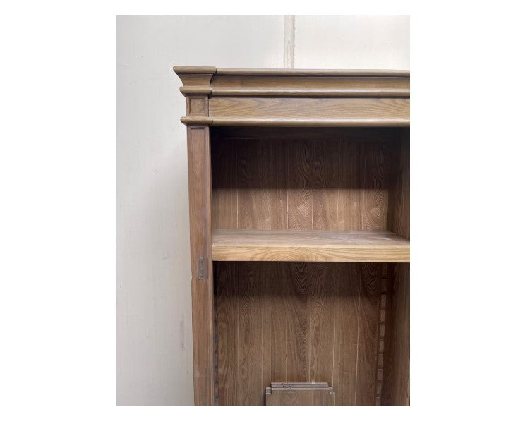 XL LIBRARY BOOKCASE W / ADJUSTABLE SHELVES - OAK